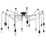 UNITARY BRAND Antique Large Barn Chandelier with 14 Lights Painted Finish - unitarylighting