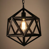 Vintage Barn Metal Pendant Light with Painted Finish