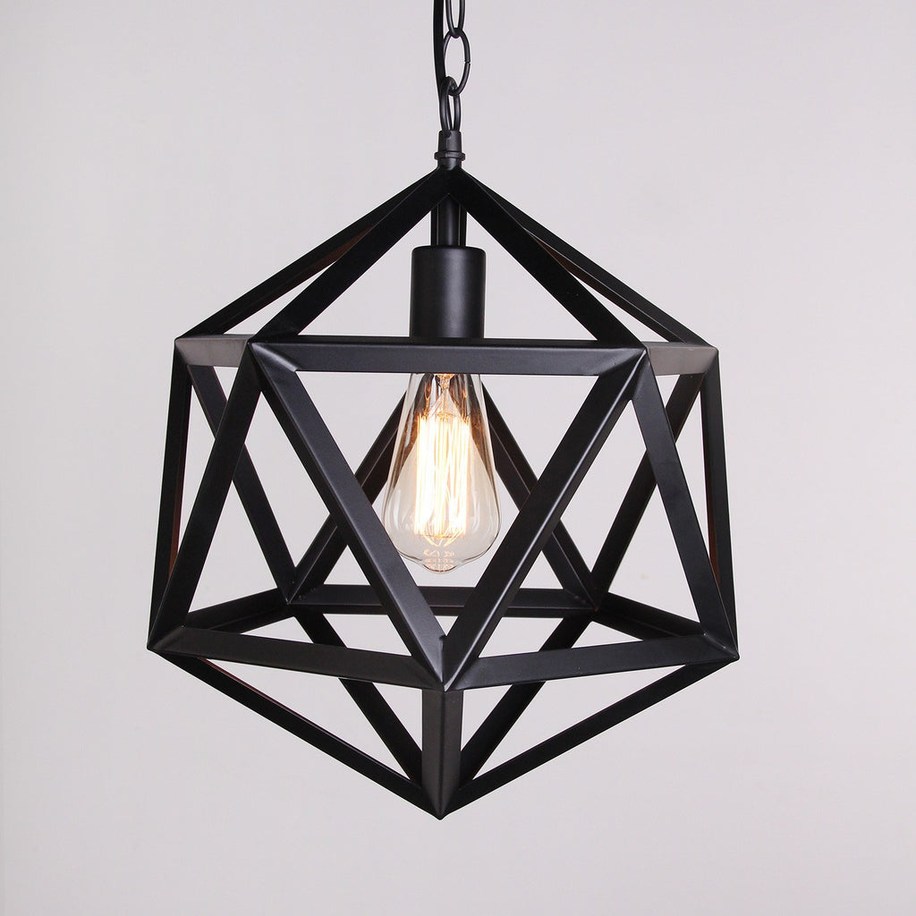 Vintage Barn Metal Pendant Light with Painted Finish