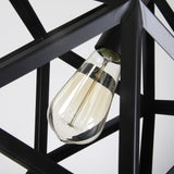 Vintage Barn Metal Pendant Light with Painted Finish