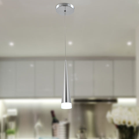 UNITARY BRAND Modern Stainless Steel 5W LED Acrylic Pendant Light - unitarylighting