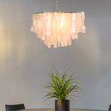 Shell pendant light for indoor and outdoor