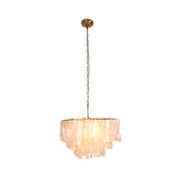 Shell pendant light for indoor and outdoor