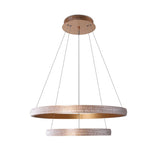 Antique 2 - Lights Single Tiered LED Pendant