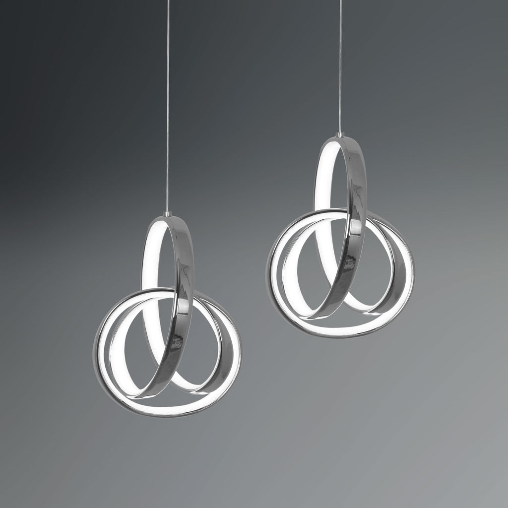 2pcs Pack Modern LED Pendant Light (Set of 2)